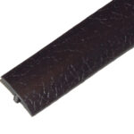 3/4" Black Leather T-Molding Arcade