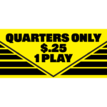1 Quarter 1 Play Decal Sticker